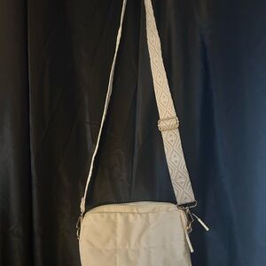 Stylish Cream Crossbody Bag